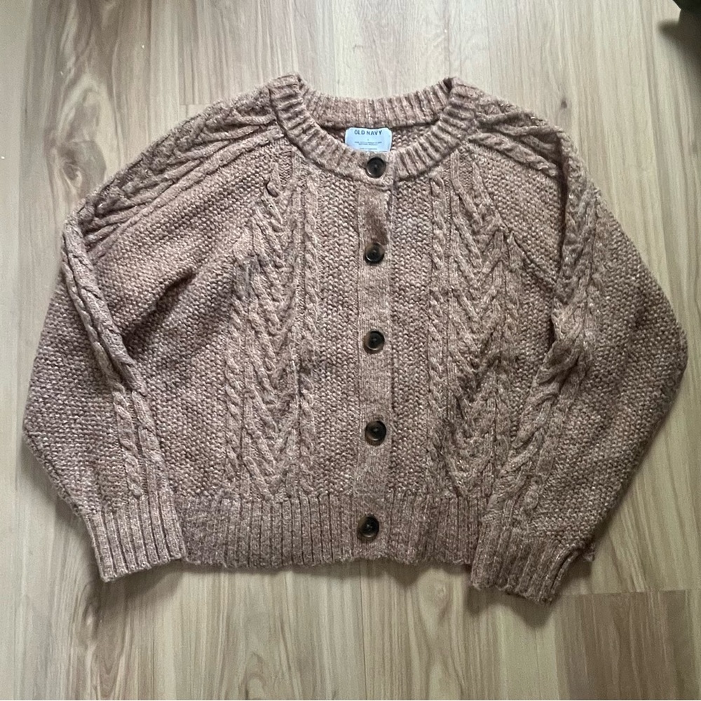 Old Navy Brown Cardigan Sweater